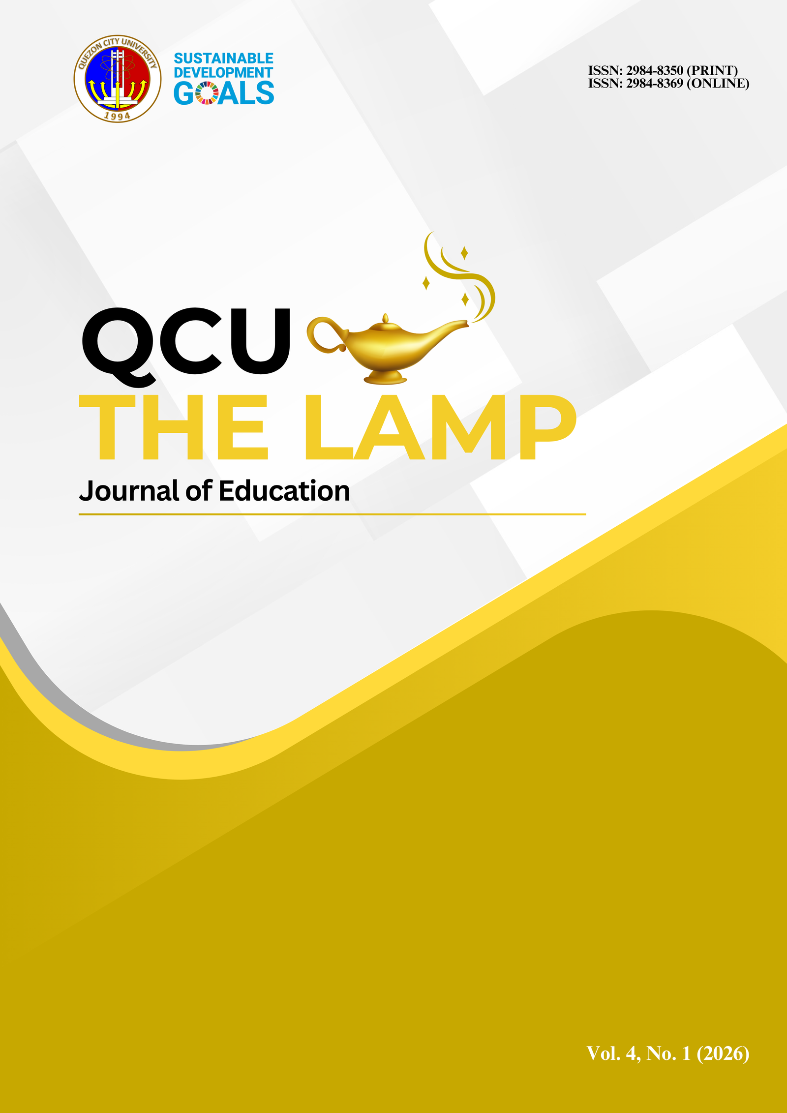					View Vol. 4 No. 1 (2026): QCU The LAMP: Journal of Education
				