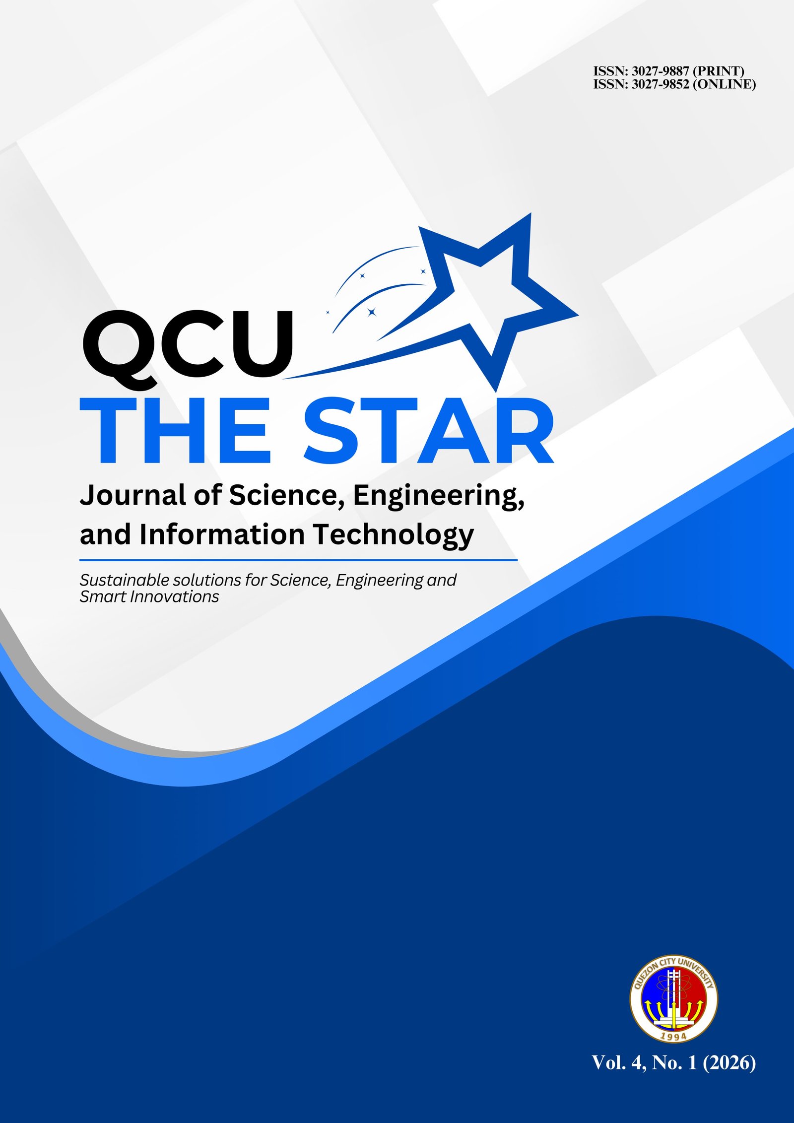 					View Vol. 4 No. 1 (2026): QCU The Star: Journal of Science, Engineering, and Information Technology
				